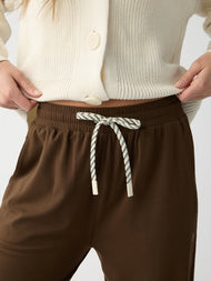 Pantalon femme — Studio court coupe large