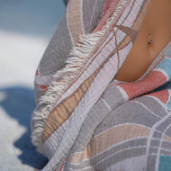 Couverture de plage — Urla 100 % coton turc et