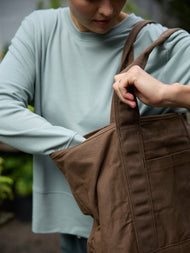 Sac cabas — ciré toile cabas