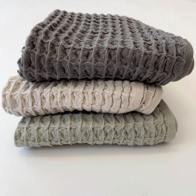 Carrés de toilette — Heena tissage gaufré 100% coton turc