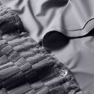 Parure housse de couette — tissé damier