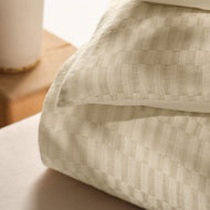 Parure housse de couette — tissé damier