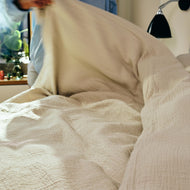 Housse de couette — Breezeweave froissé coton - Dernière série