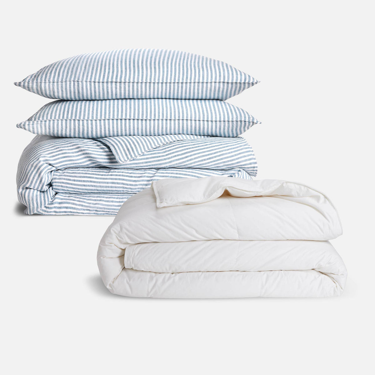 Parure housse de couette — lavé lin européen — Brooklinen