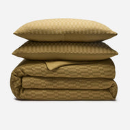 Parure housse de couette — tissé damier