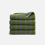 Serviette de bain — côtelé coton TENCEL lot de 4