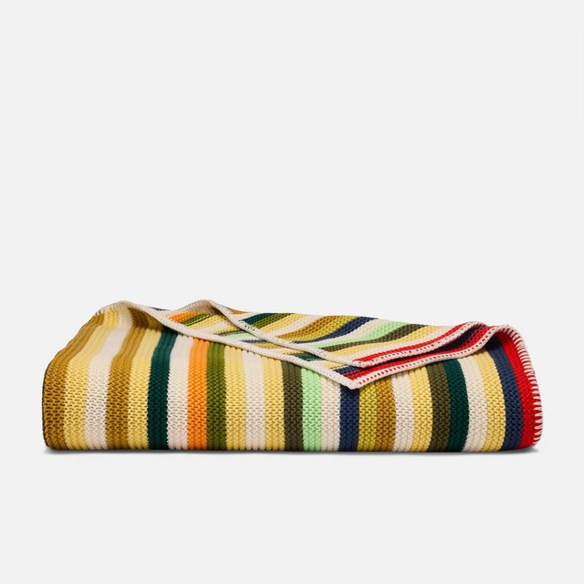 Plaid — Multi rayure maille