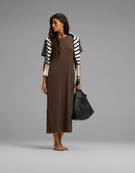 Robe femme — brossé Bamboo midi