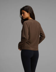 Pull femme — brossé Bamboo col rond