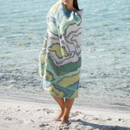 Serviette de plage — Mai 100 % coton turc