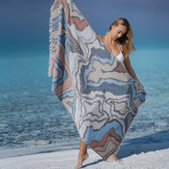 Serviette de plage — Mai 100 % coton turc