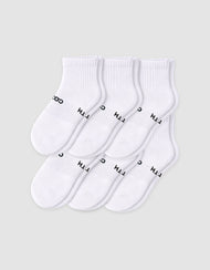 Chaussettes femme — Essential Quarter 6-lot