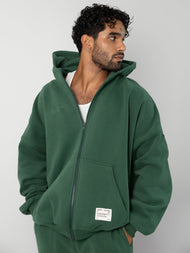 Sweat à capuche — Affirmation zippé – Mega