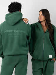 Sweat à capuche — Affirmation zippé – Mega