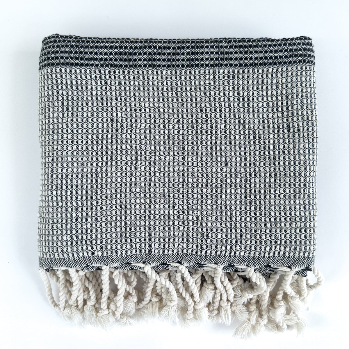 Plaid — Toprak 100 % coton turc — The Loomia