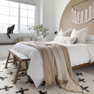 Couvre-lit — Joy | Four Layered froissé Muslin