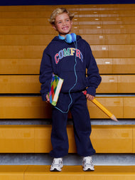 Sweat à capuche enfant — Varsity Applique