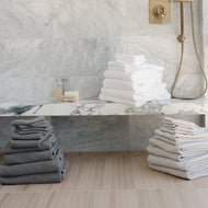 Draps de bain gaufrés