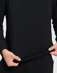 Haut de pyjama homme — maille extensible Bamboo manches longues