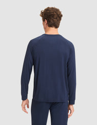 Haut de pyjama homme — maille extensible Bamboo manches longues