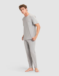 Haut de pyjama homme — Bamboo manches courtes