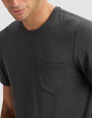 Pyjama homme — maille extensible Bamboo manches courtes