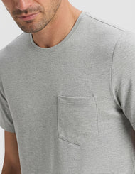 Pyjama homme — maille extensible Bamboo manches courtes