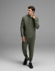 Sweat à capuche homme — brossé Bamboo