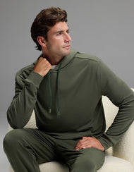Sweat à capuche homme — brossé Bamboo