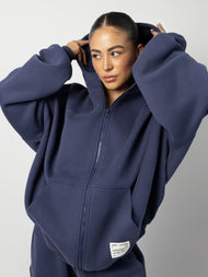 Sweat à capuche — Affirmation zippé – Mega