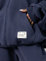 Sweat à capuche — Affirmation zippé – Mega