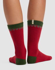 Chaussettes — Mistletoe Plush détente Calf