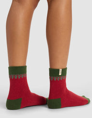 Chaussettes — Mistletoe Plush Modern col rond