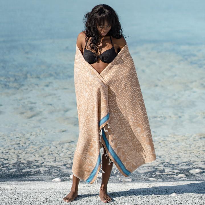 Serviette de plage — Paola turc Beach et Pool — The Loomia