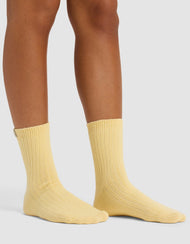 Chaussettes femme — Plush détente Quarter