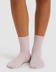 Chaussettes femme — Plush détente Quarter