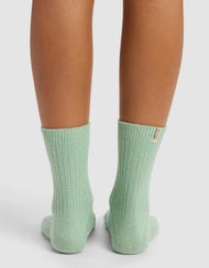 Chaussettes femme — Plush détente Quarter
