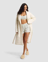 Linge de lit femme — matelassé House Coat