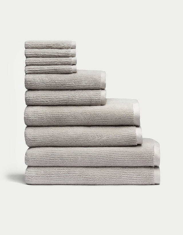 Ensemble de bain — complet côtelé éponge bain
