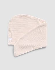 Serviette pour cheveux — côtelé éponge