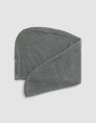 Serviette pour cheveux — côtelé éponge