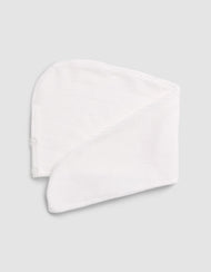Serviette pour cheveux — côtelé éponge