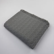 Couverture — Rose-Patterned Textured coton