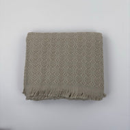 Couverture — Rose-Patterned Textured coton