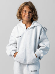 Sweat à capuche enfant — Cloud zippé