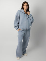 Sweat à capuche — Affirmation zippé – Mega