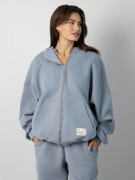 Sweat à capuche — Affirmation zippé – Mega
