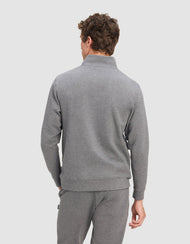 Sweat homme — StretchTech col zippé