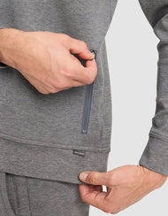 Ensemble sweat et pantalon homme — StretchTech col zippé