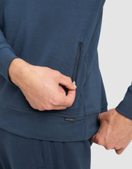 Ensemble sweat et pantalon homme — StretchTech col zippé